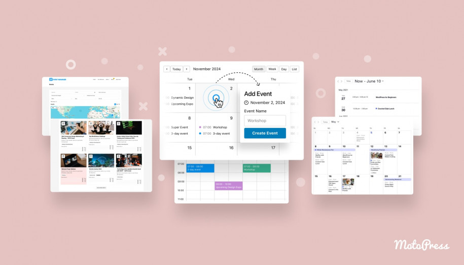 Gambar unggulan dari plugin kalender acara WordPress Best WordPress