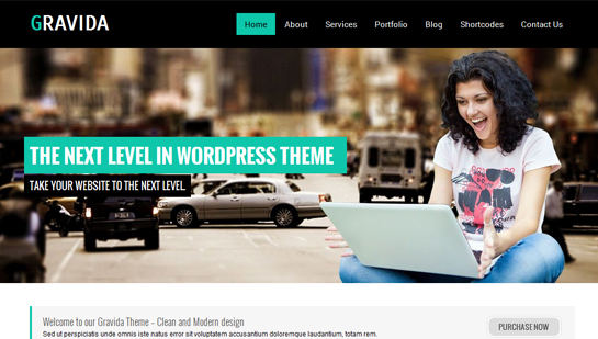 موضوع WordPress الشركات