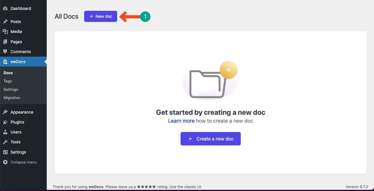 Cara merancang basis pengetahuan di wordpress 5 Create some documentation posts and sections