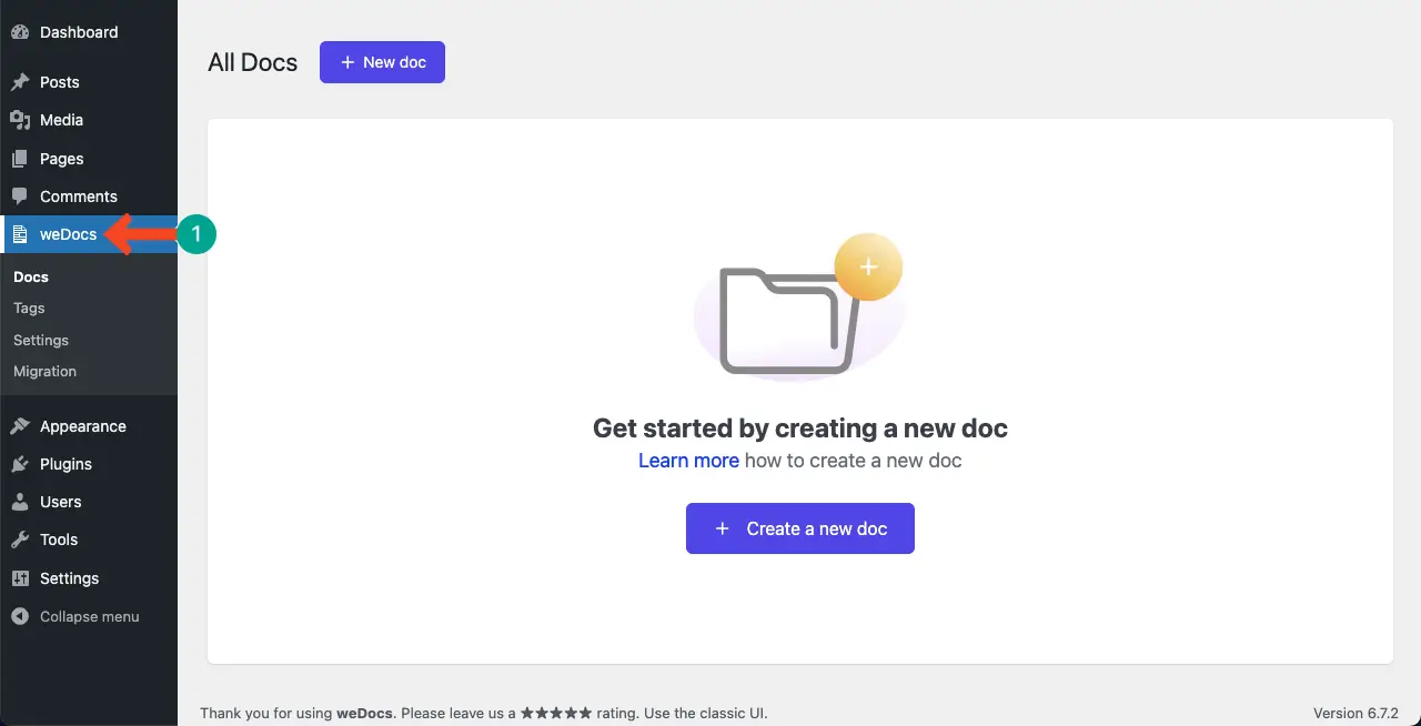 Cara merancang basis pengetahuan di wordpress 3 weDocs is added to WordPress