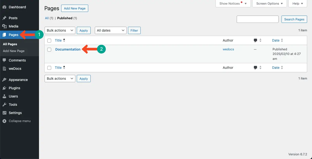 Cara merancang basis pengetahuan di wordpress 4 Install the weDocs Plugin