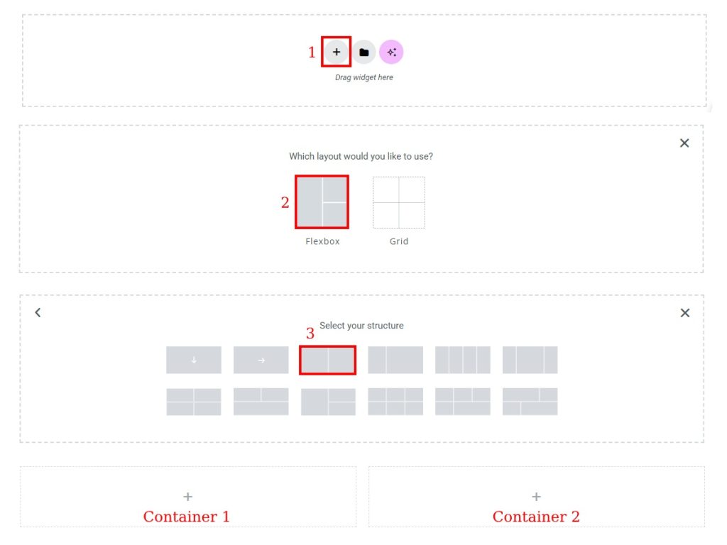 كيفية إنشاء صفحات منتجات WooCommerce المخصصة باستخدام Elementor 10 2 Side Container Steps