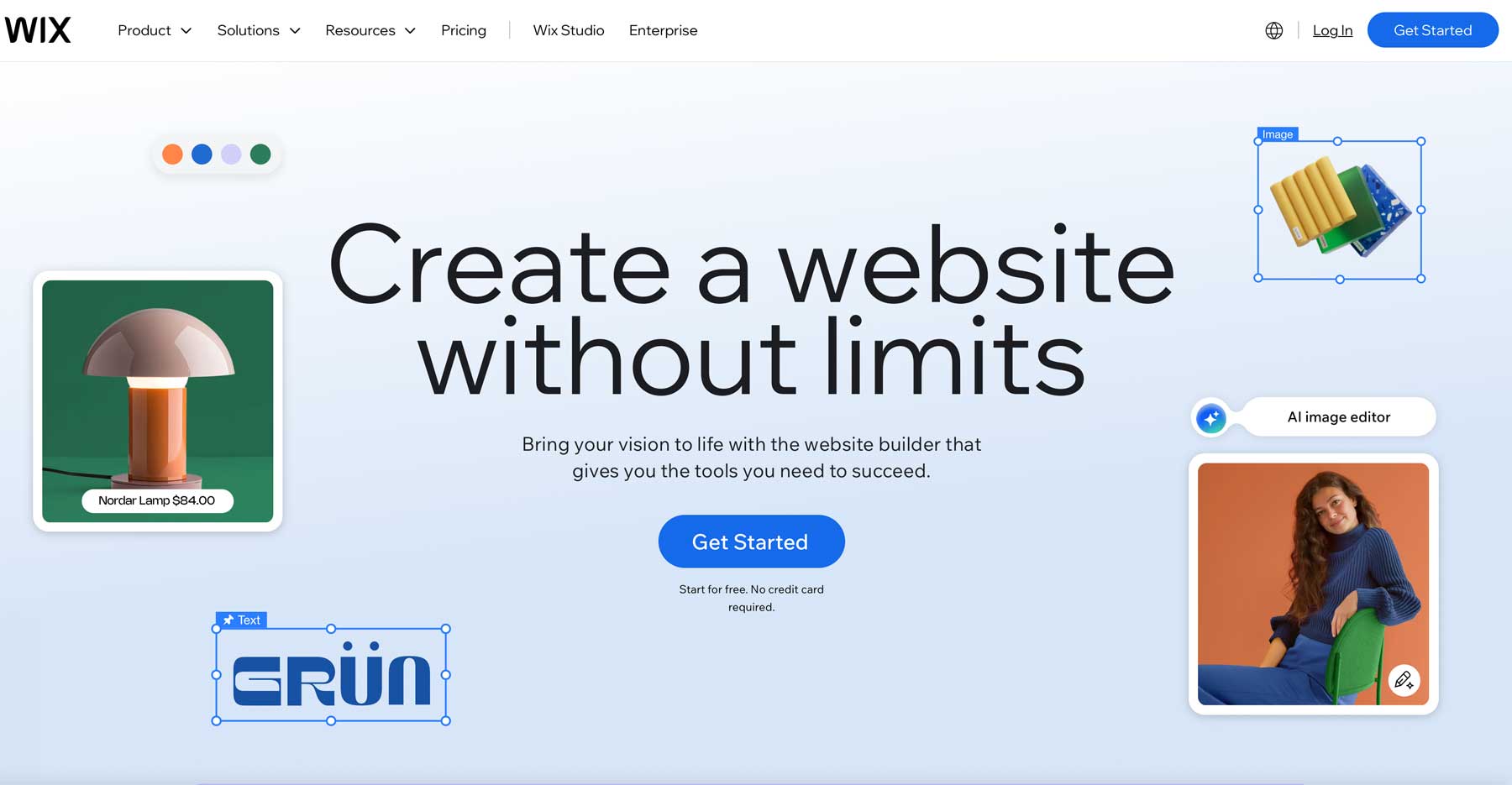 WIX موقع باني موقع
