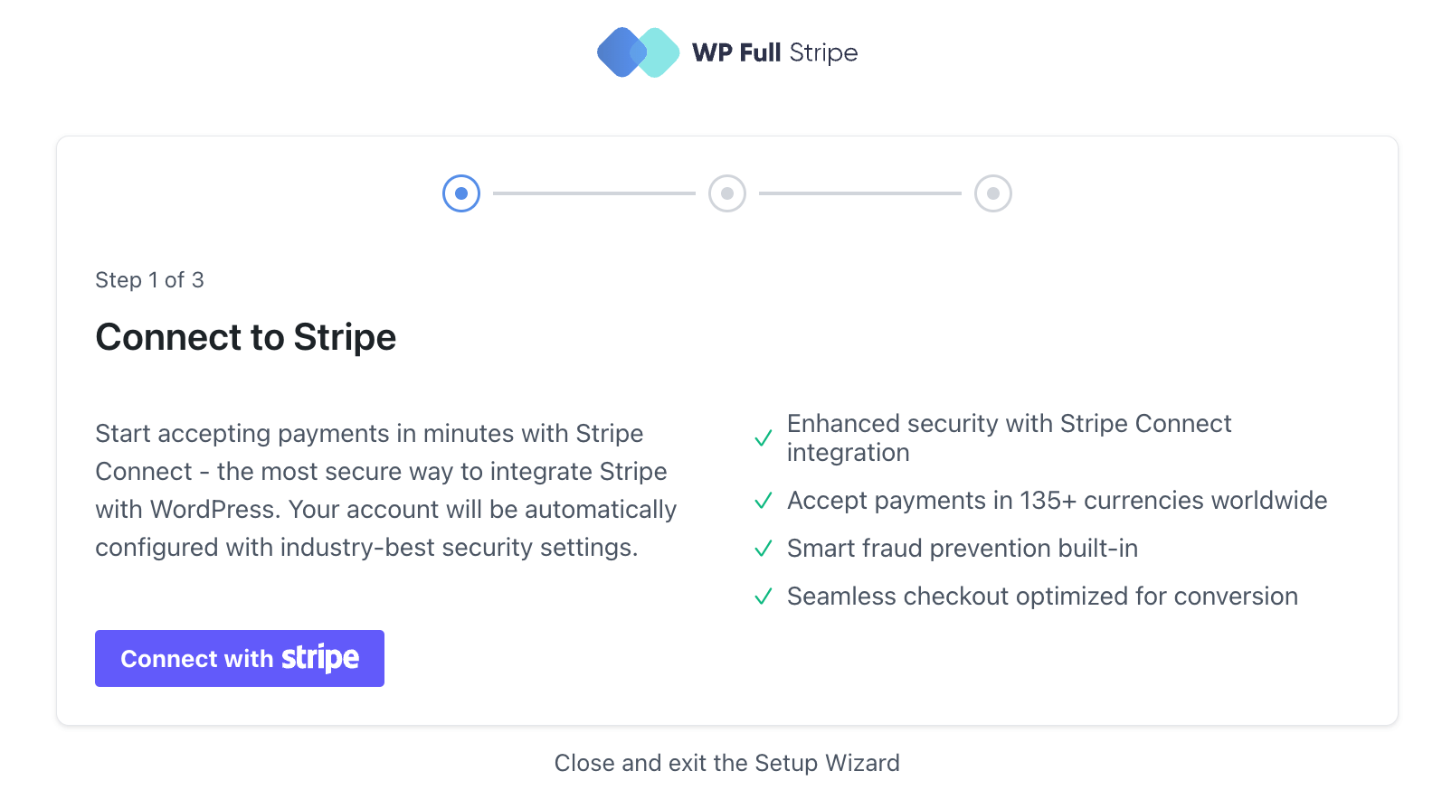 WP Full Pay Installation Assistent