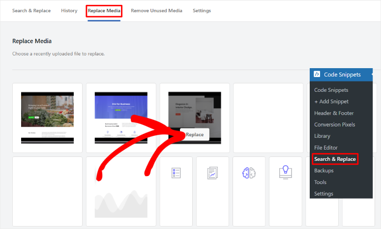 搜索和重新安置的重新定位媒体 - ISITWP-免费WordPress主题检测器 search and replace everything replace media