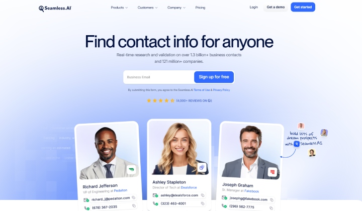 Top 7 instrumente AI pentru gestionarea e -mailurilor și productivitatea 6 Seamless AI