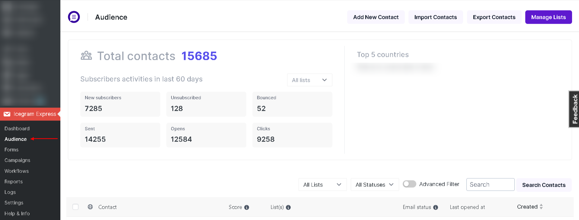Biała e -mail marketing e -mailowy