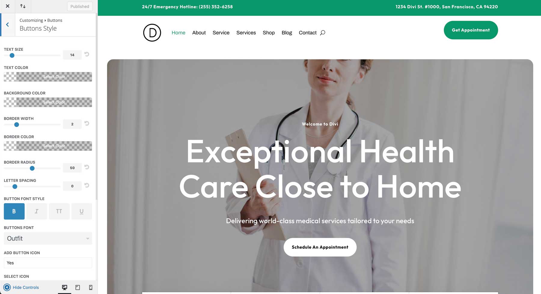 Situs Starter Medis untuk Divi