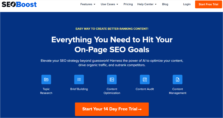 Seoboost -Homepage - ISITWP - เครื่องตรวจจับธีม WordPress ฟรี seoboost homepage