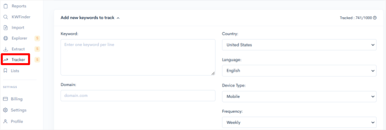 Lowfruits-Setup-Keyword-Tracker-ISITWP-Detektor Tema WordPress Gratis lowfruits setup keyword tracker