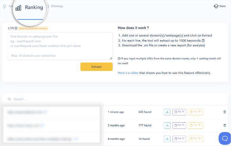 Lowfruits -Extrac -Ranking - ISITWP - Detektor Tema WordPress Gratis lowfruits extract ranking