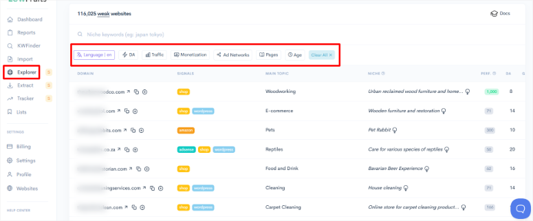 Lowfruits -Explorer - ISITWP - Detektor Tema WordPress Gratis lowfruits explorer