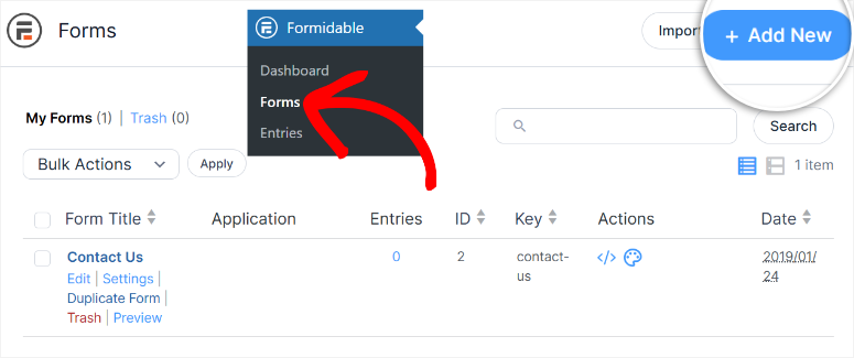 Badan-Bentuk-Besar-baru-ISITWP-Detektor Tema WordPress Gratis formidable forms add new
