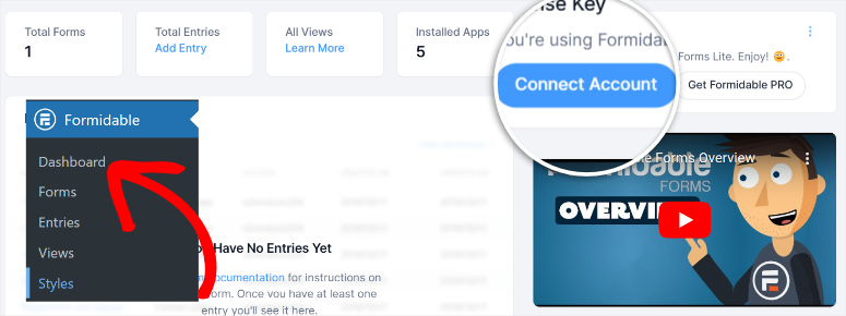 Badan-Bentuk-Konneksi-Account-ISITWP-Detektor Tema WordPress Gratis formidable forms connect account