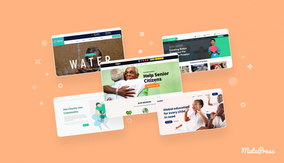 Meilleurs modèles à but non lucratif, charité, wordpress