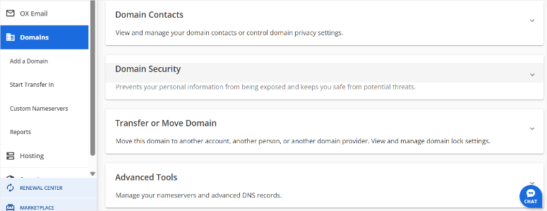 BlueHost -Domain -Management- ISITWP-免费WordPress主题检测器 bluehost domain management
