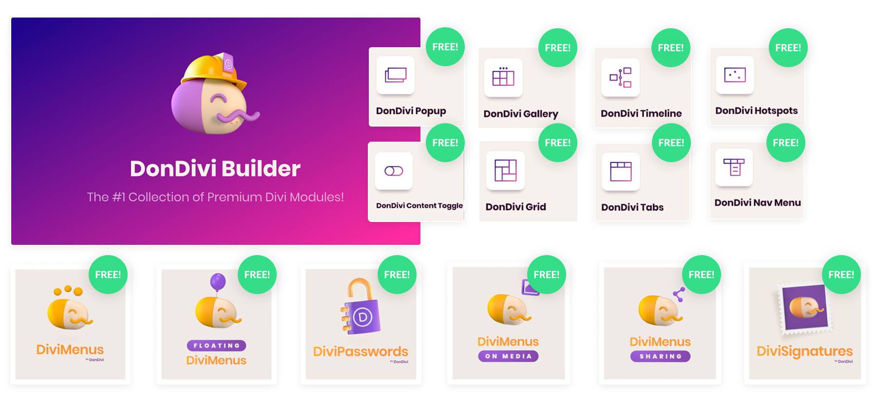 Dondivi Free Collection Banner Promo