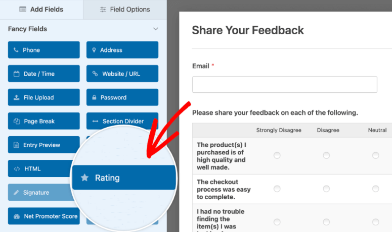 WPForms Star Rating - ISITWP - kostenloser WordPress -Themendetektor wpforms star rating