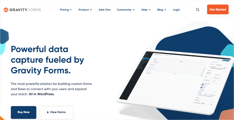 Gravity -Forms -Homepage - ISITWP - kostenloser WordPress -Themendetektor gravity forms homepage