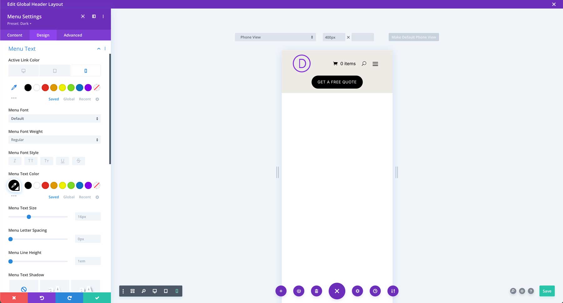 Sito di avviamento assicurativo per Divi