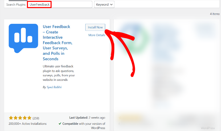 userfeedback free version