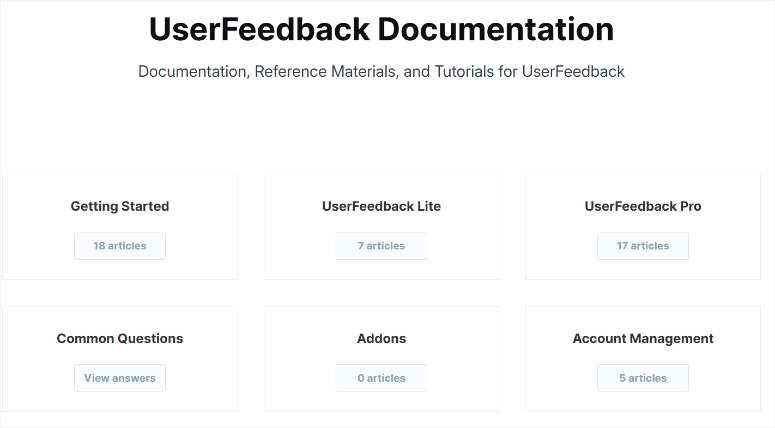userfeedback documentation