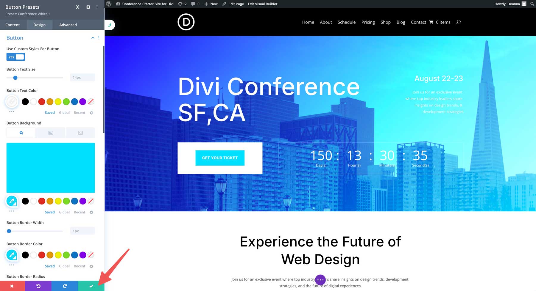 Situs Starter Konferensi untuk Divi