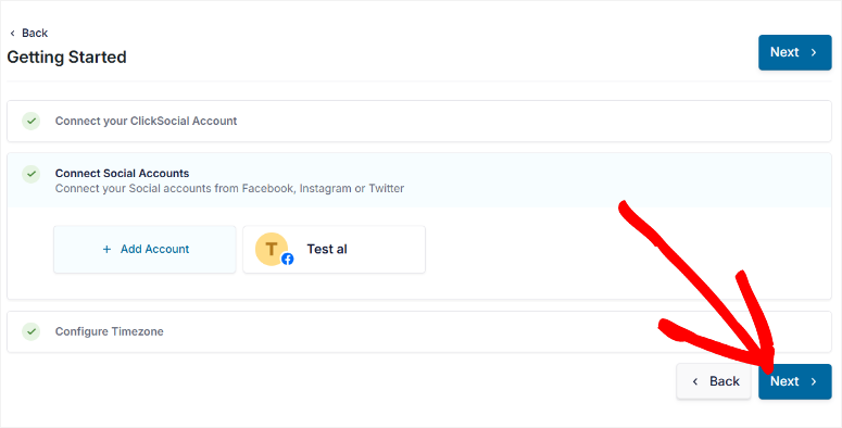 ClickSocial -Add -akwoun - ISITWP - darmowy detektor motywów WordPress clicksocial add account
