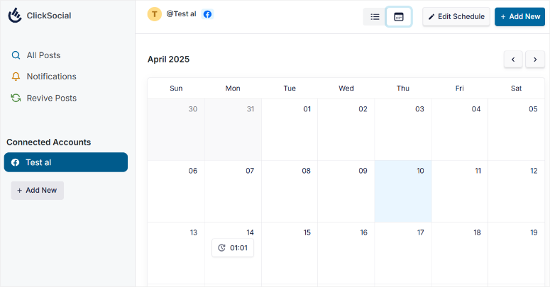 ClickSocial -Calendar -ISITWP-無料のWordPressテーマ検出器 clicksocial calendar