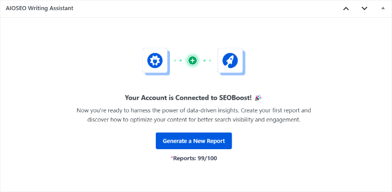 Asistente a la escritura aioseo - ISITWP - Detector de temas de WordPress gratuito aioseo writing assistant