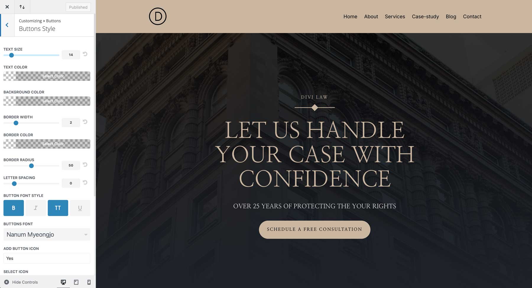Avocat Starter Site pentru Divi