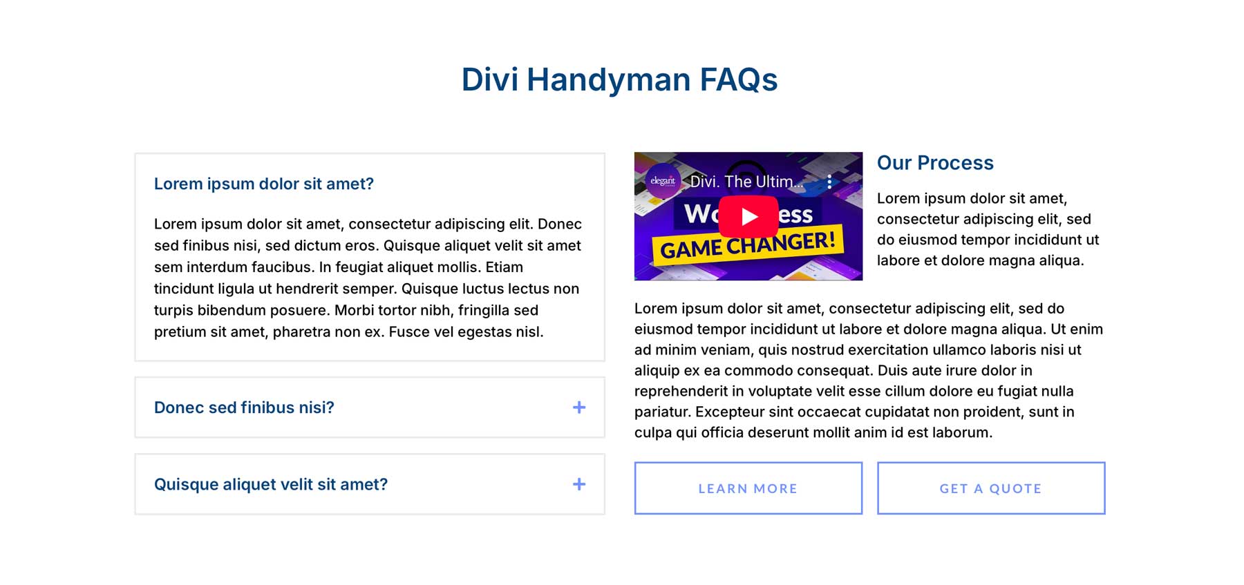 verschachtelte Reihen in Divi 5