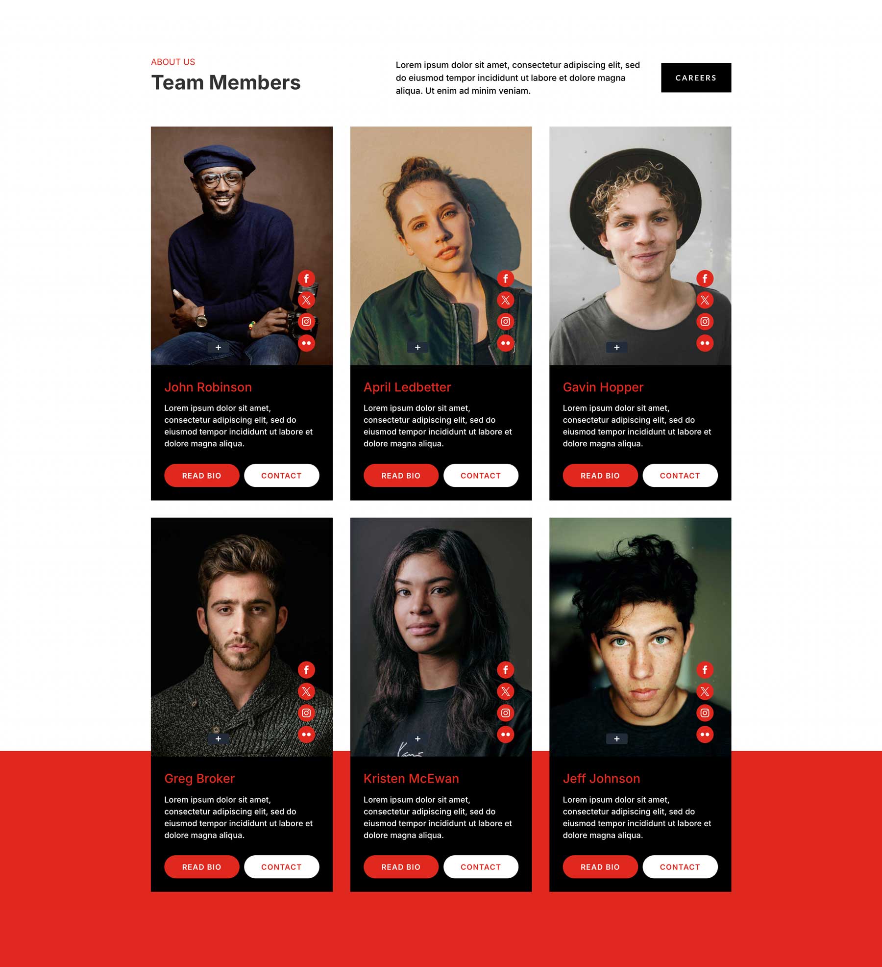 verschachtelte Reihen in Divi 5