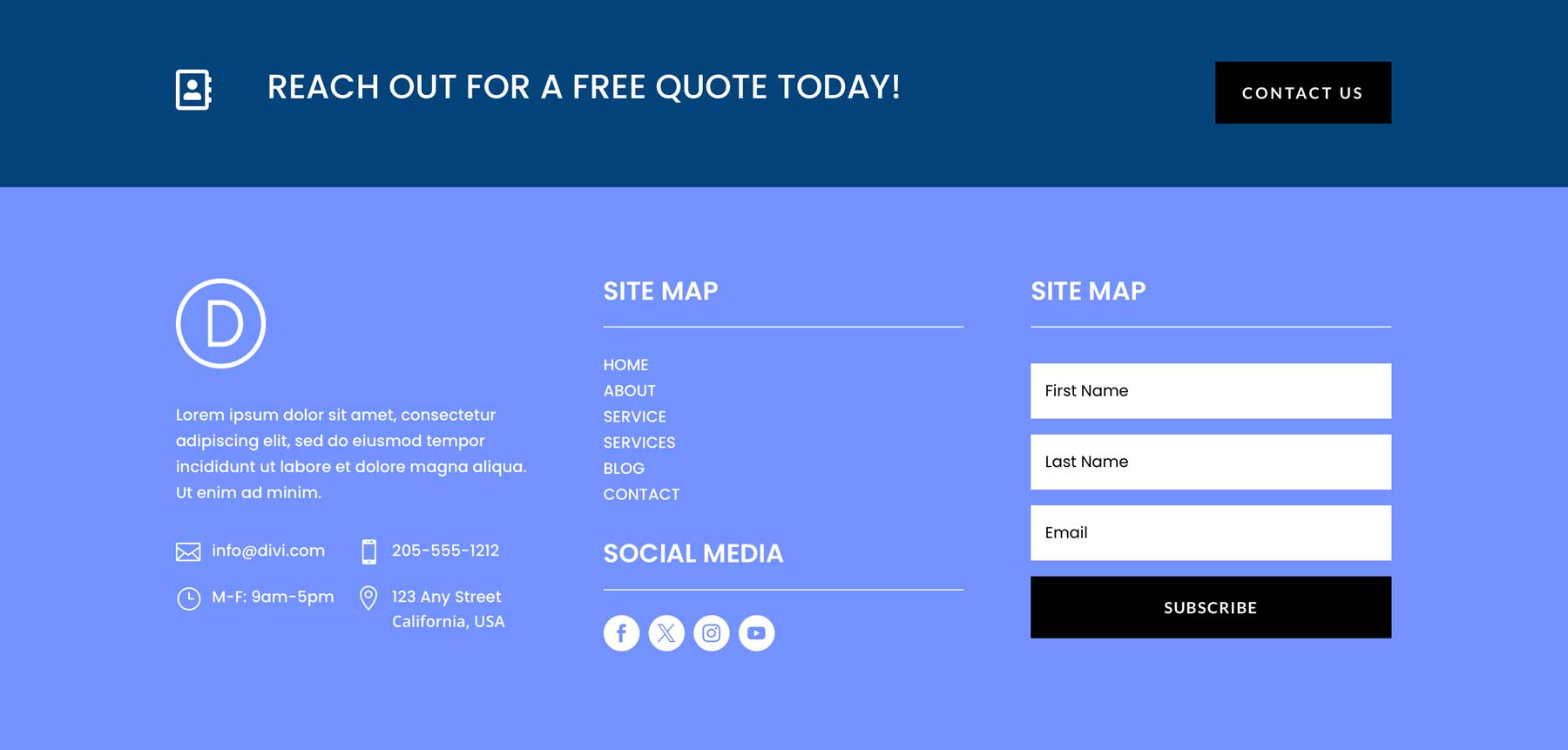 verschachtelte Reihen in Divi 5