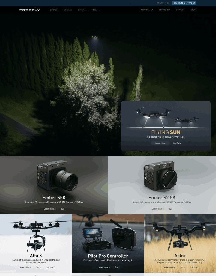 Drone website