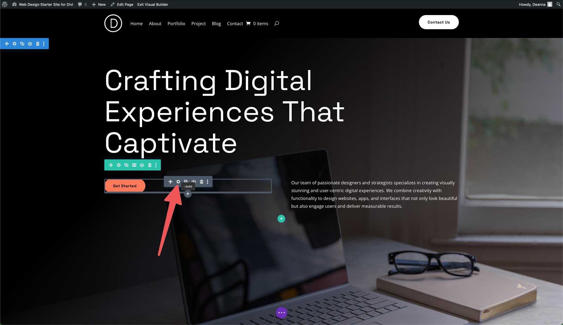 Situs Starter Desain Web untuk Divi