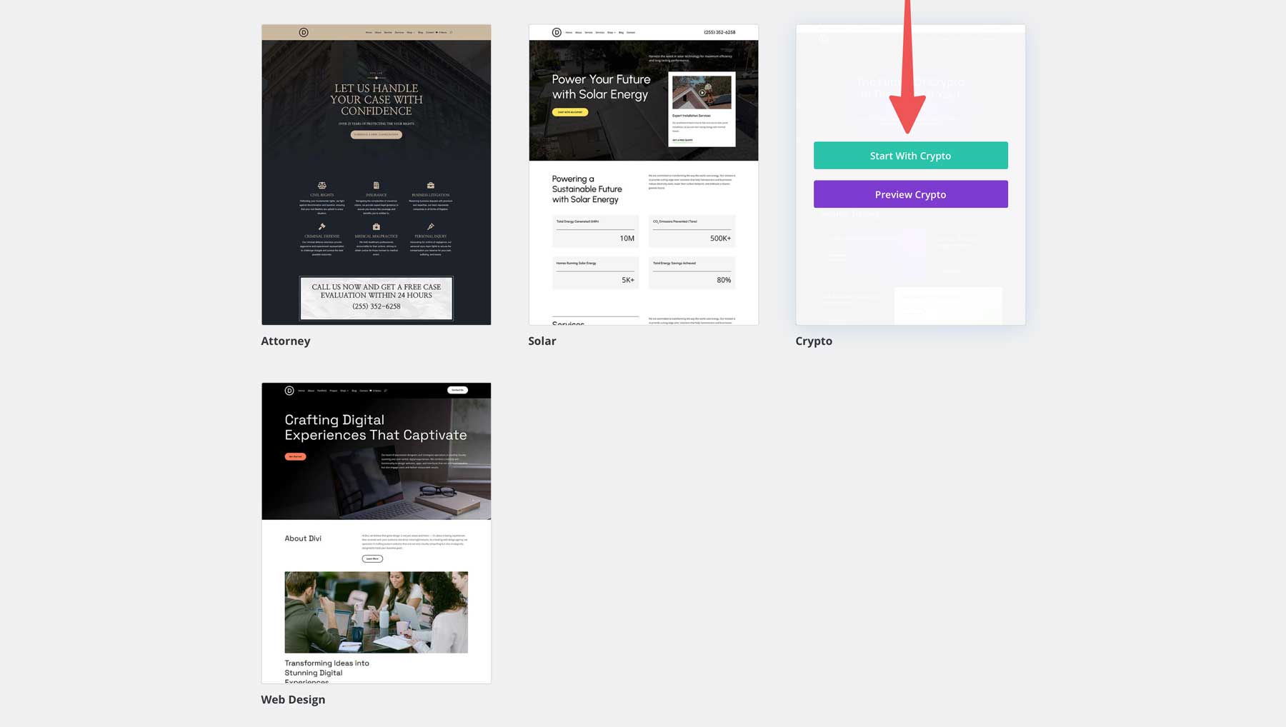 situs starter crypto untuk divi