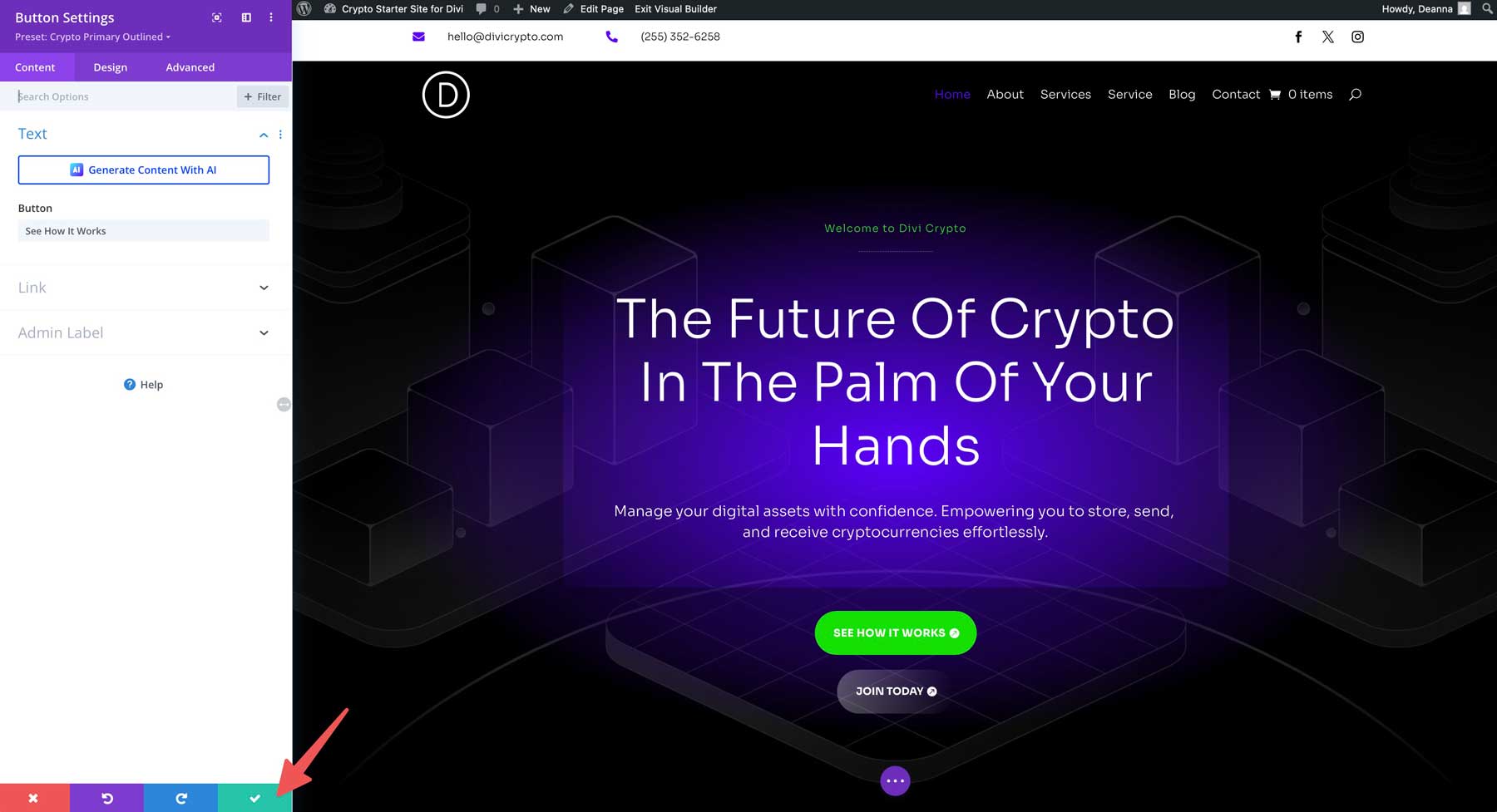 situs starter crypto untuk divi