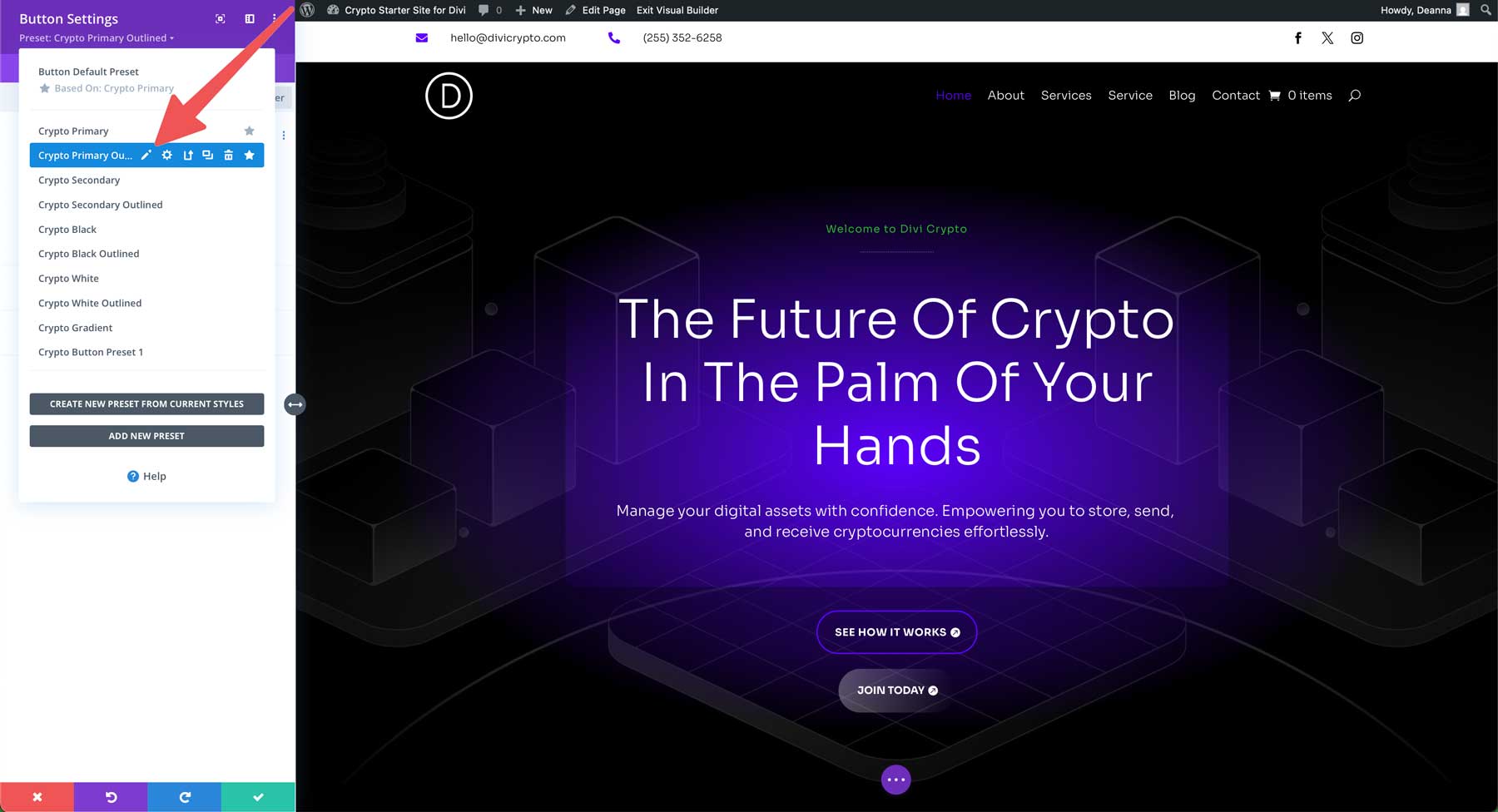 situs starter crypto untuk divi