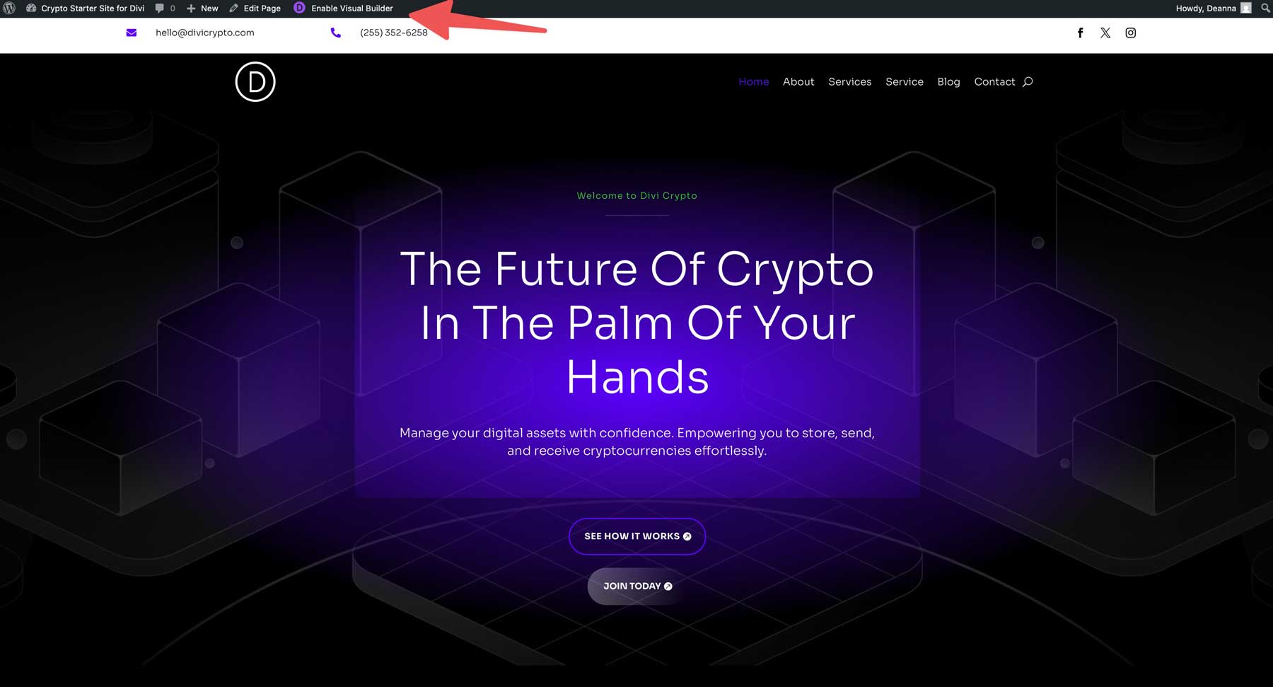 situs starter crypto untuk divi