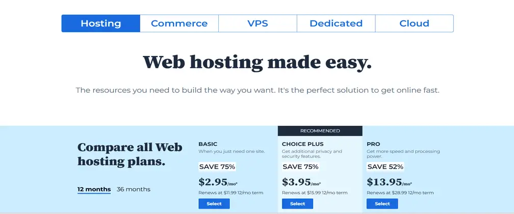 Pressable vs Bluehost: Manakah pilihan ideal untuk situs web Anda? 4 bluehost pricing 2364