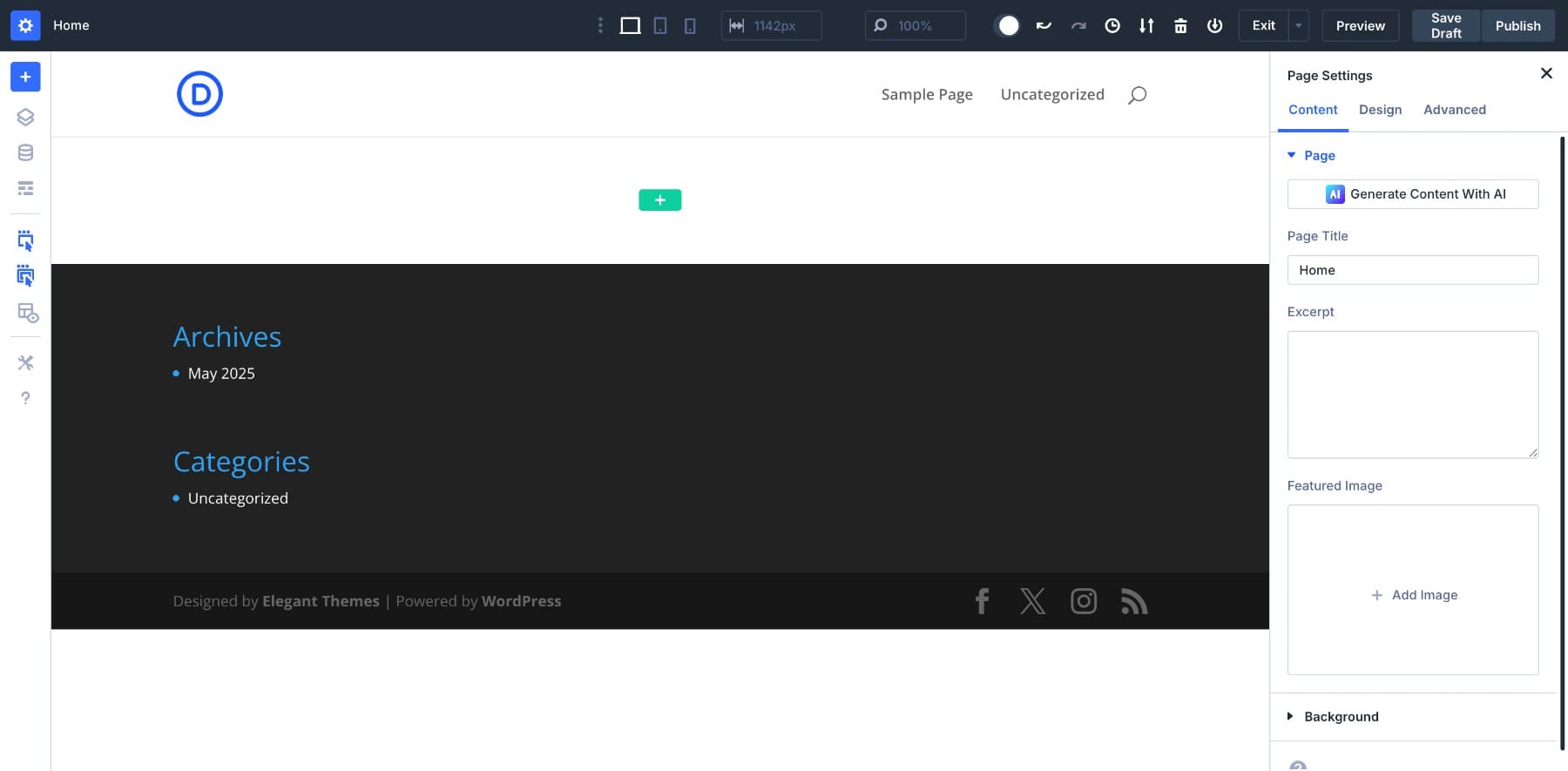 Divi 5 시각적 빌더