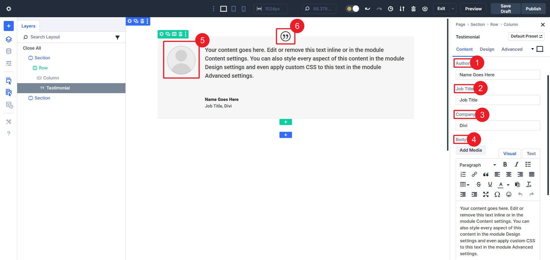 Modül gruplarıyla yeniden yaratmak için bir referans modülünün anatomisi