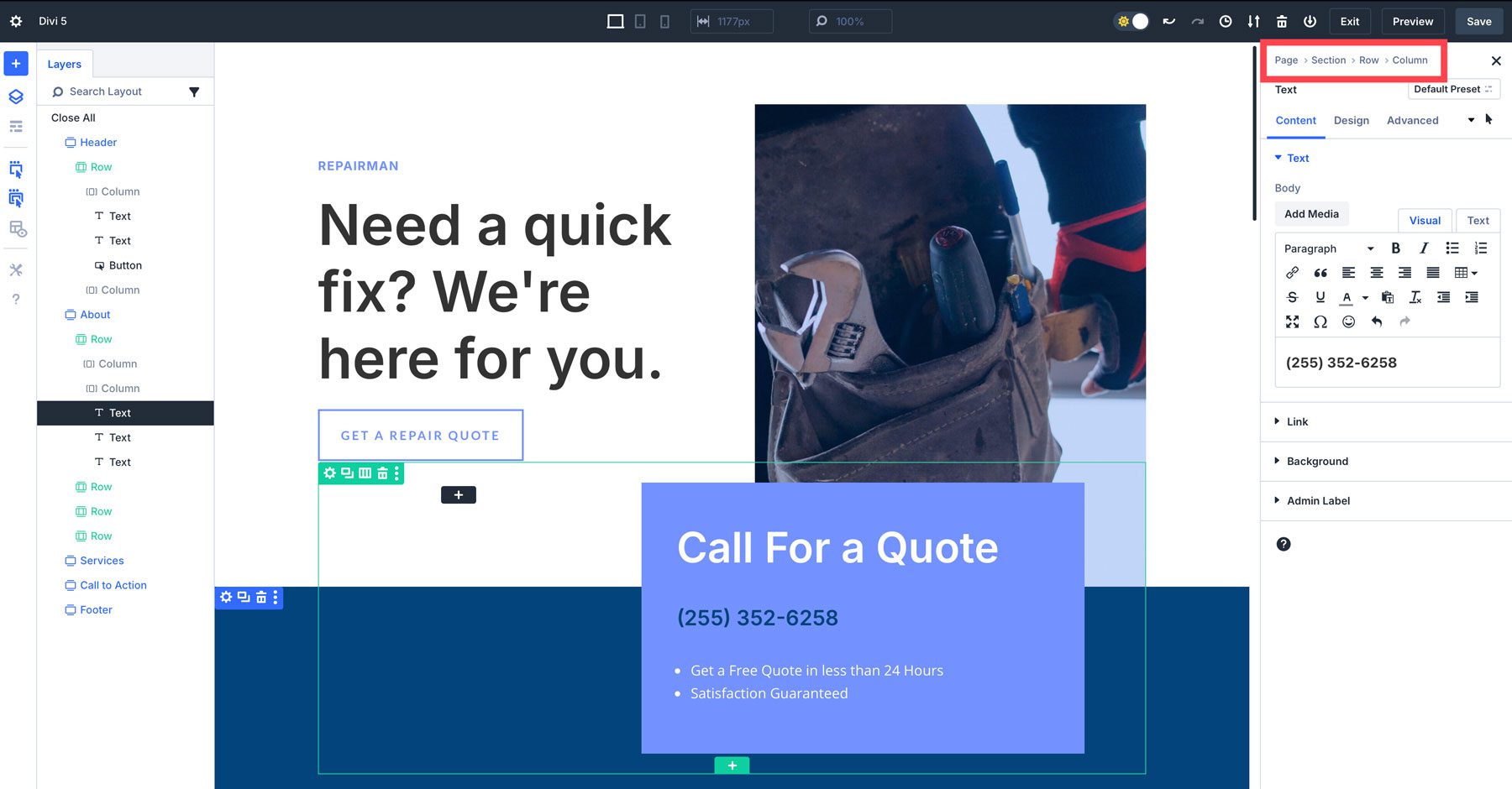 Divi 5 Breadcrumbs