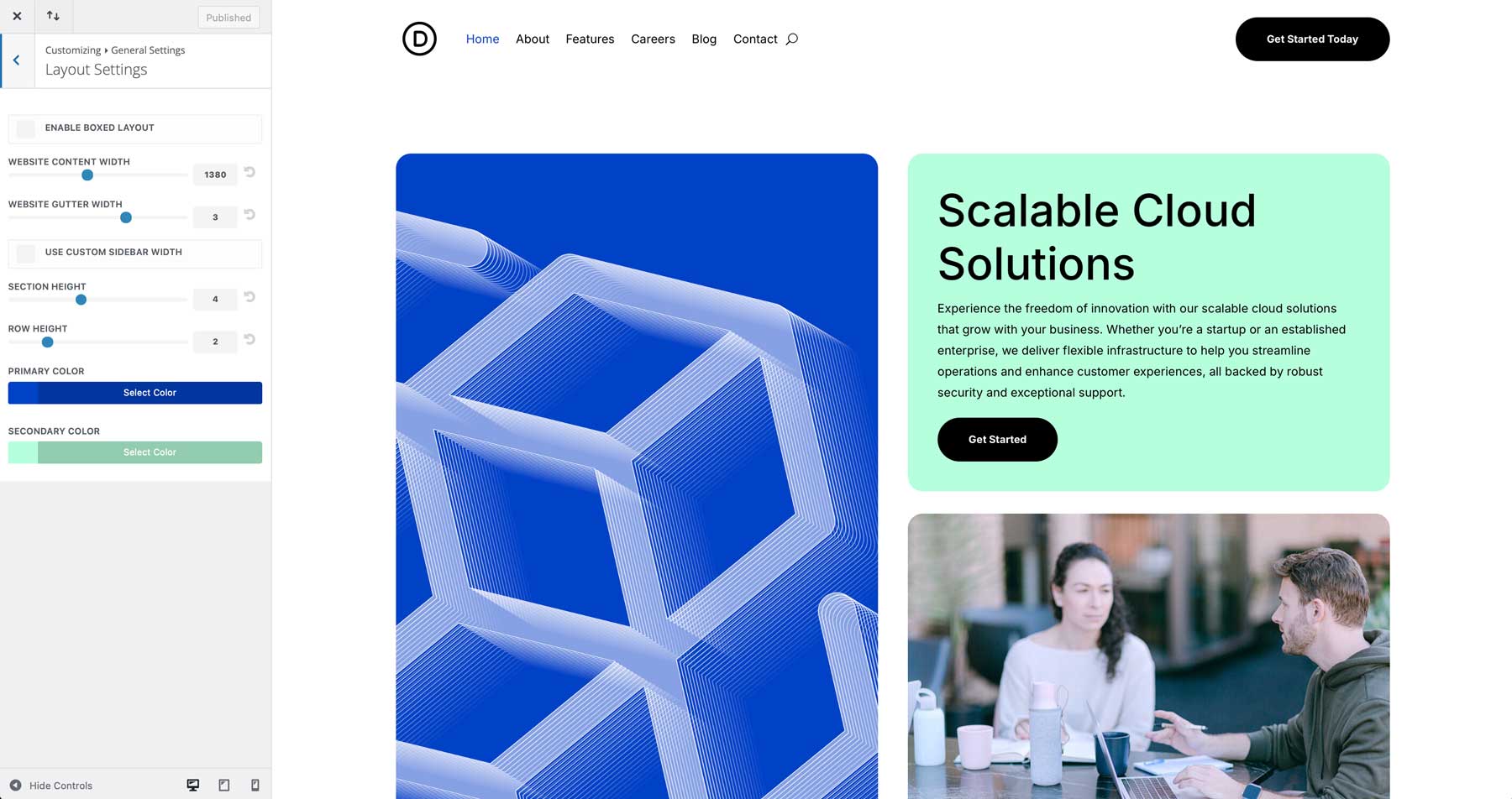 Situs starter startup untuk Divi