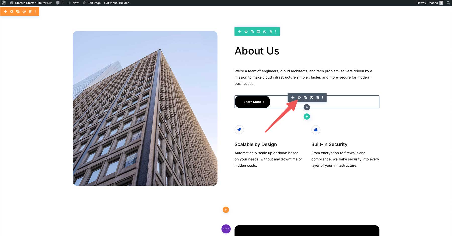 Situs starter startup untuk Divi