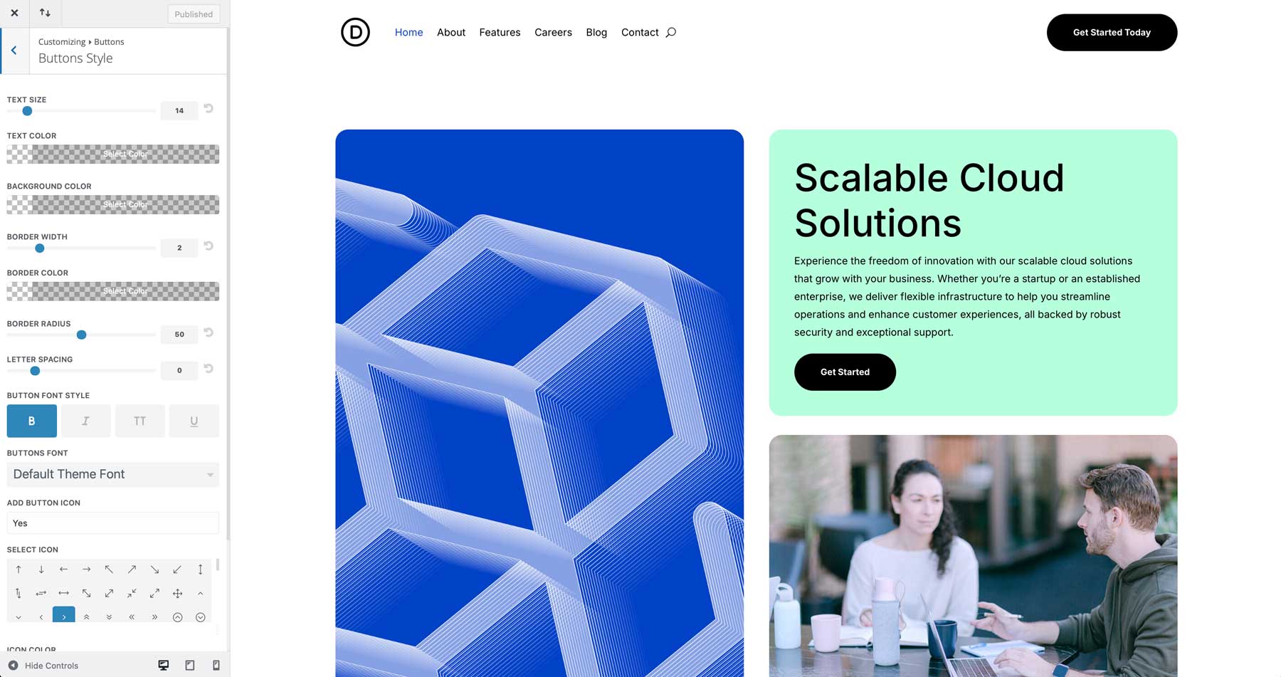 Situs starter startup untuk Divi