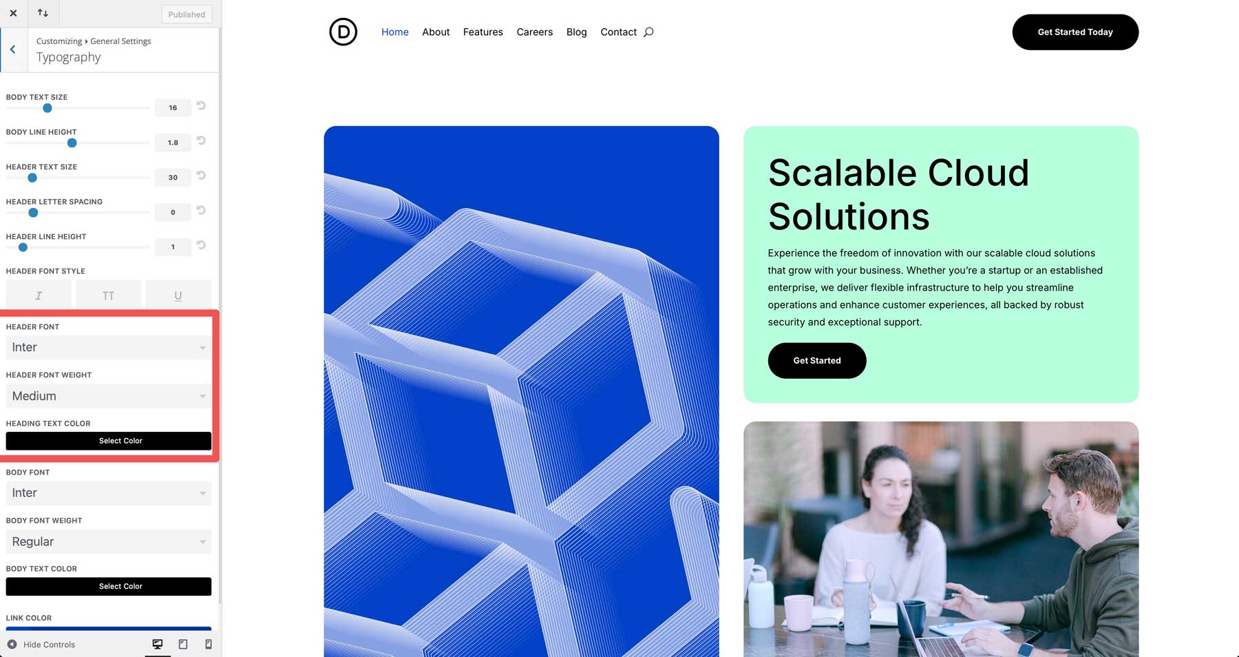 Situs starter startup untuk Divi