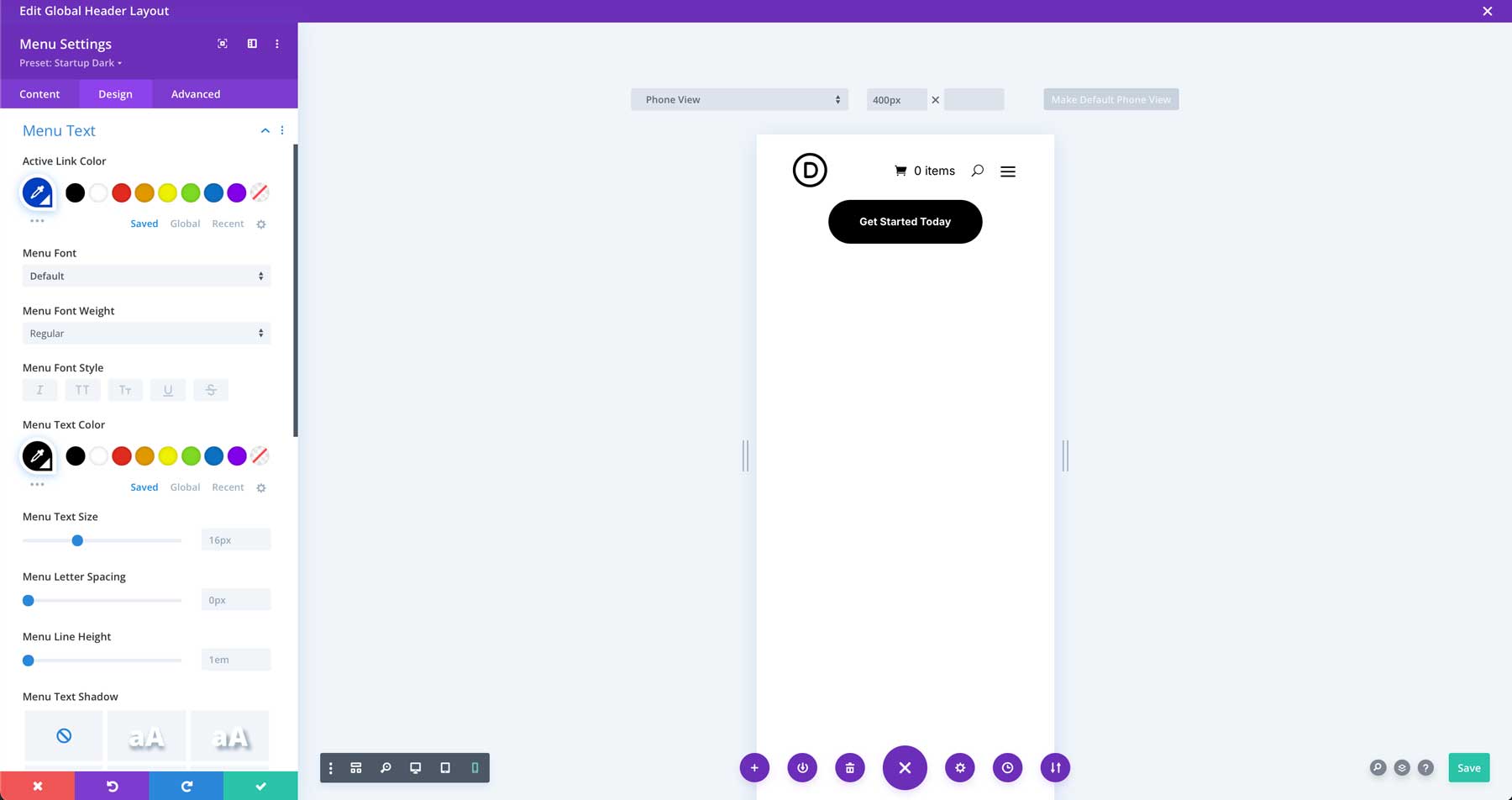 Situs starter startup untuk Divi