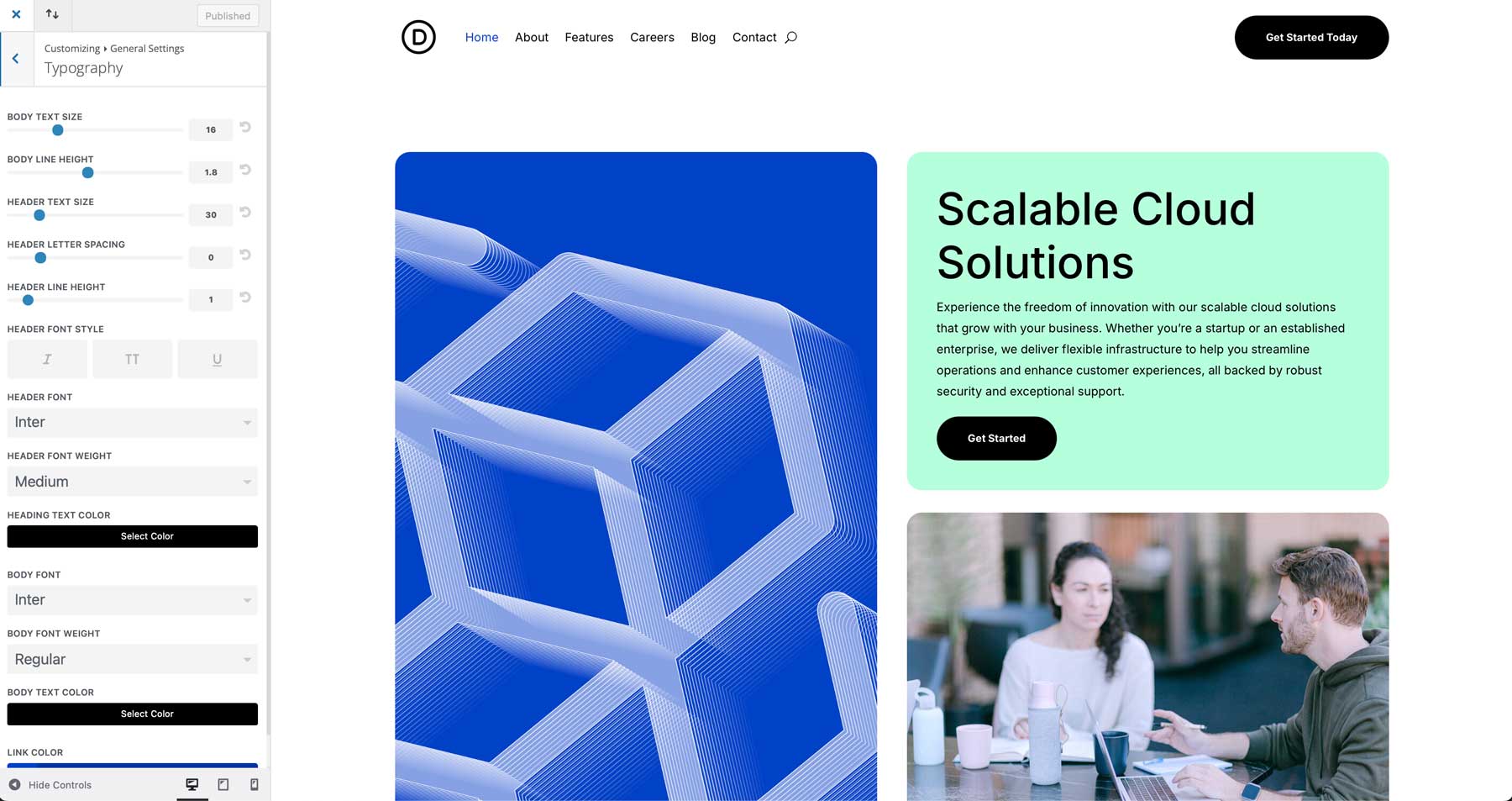 Situs starter startup untuk Divi